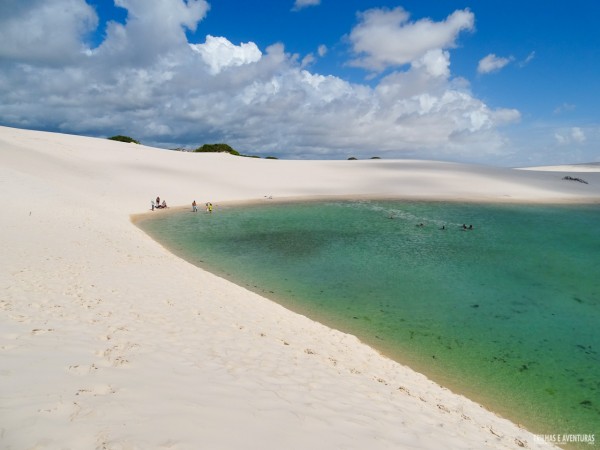 Lagoas de cor esmeralda nos Lençóis Maranhenses - Rota das Emoções