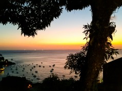 Pôr-do-sol no Café Terrasse em Salvador - BA