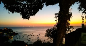 Pôr-do-sol no Café Terrasse em Salvador - BA