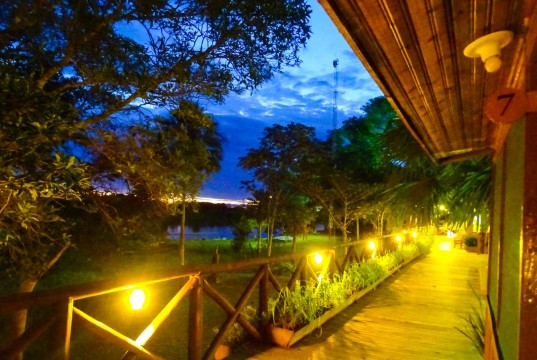 Fim de tarde no Pantanal Jungle Lodge