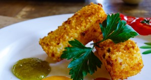 Tapioca crocante com geleias
