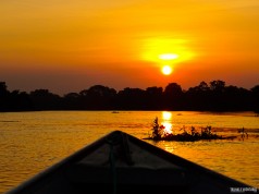 Pôr-do-sol no Pantanal