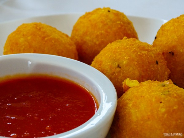 Bolinhos de arroz com queijo especial