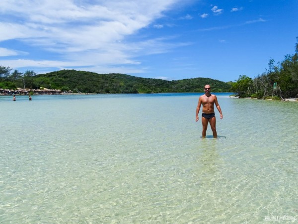 A Ilha do Japonês fica ainda mais bonita com a maré cheia