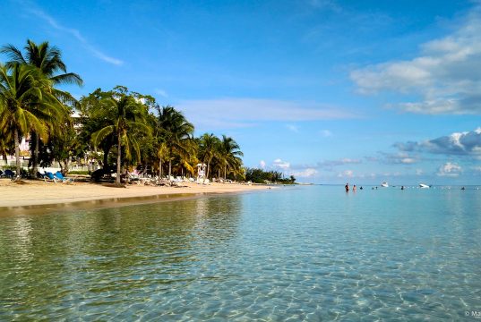 Praia privada de Mammee Bay, exclusiva do RIU Ocho Rios Resort, na Jamaica