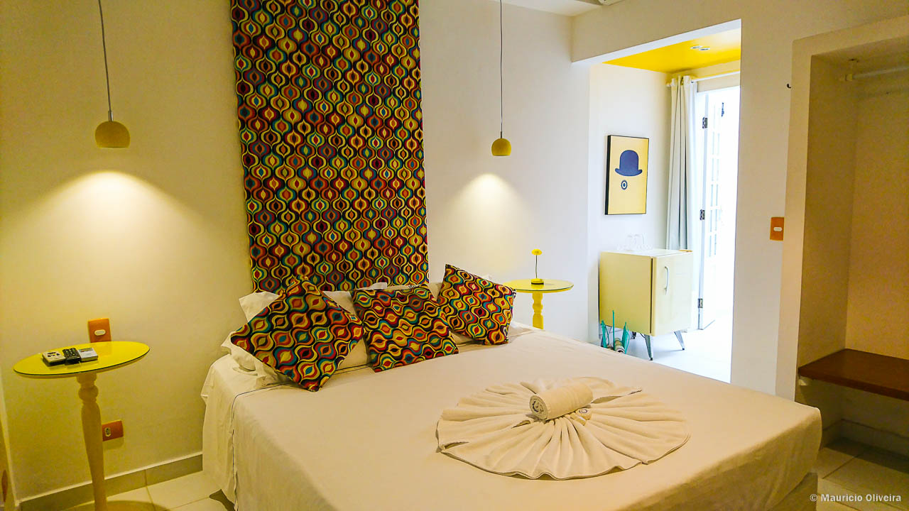 Quarto Retrô da Pousada Recanto das Andorinhas em Paraty