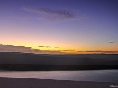 Amanhecer nos Lençóis Maranhenses
