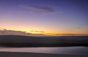 Amanhecer nos Lençóis Maranhenses