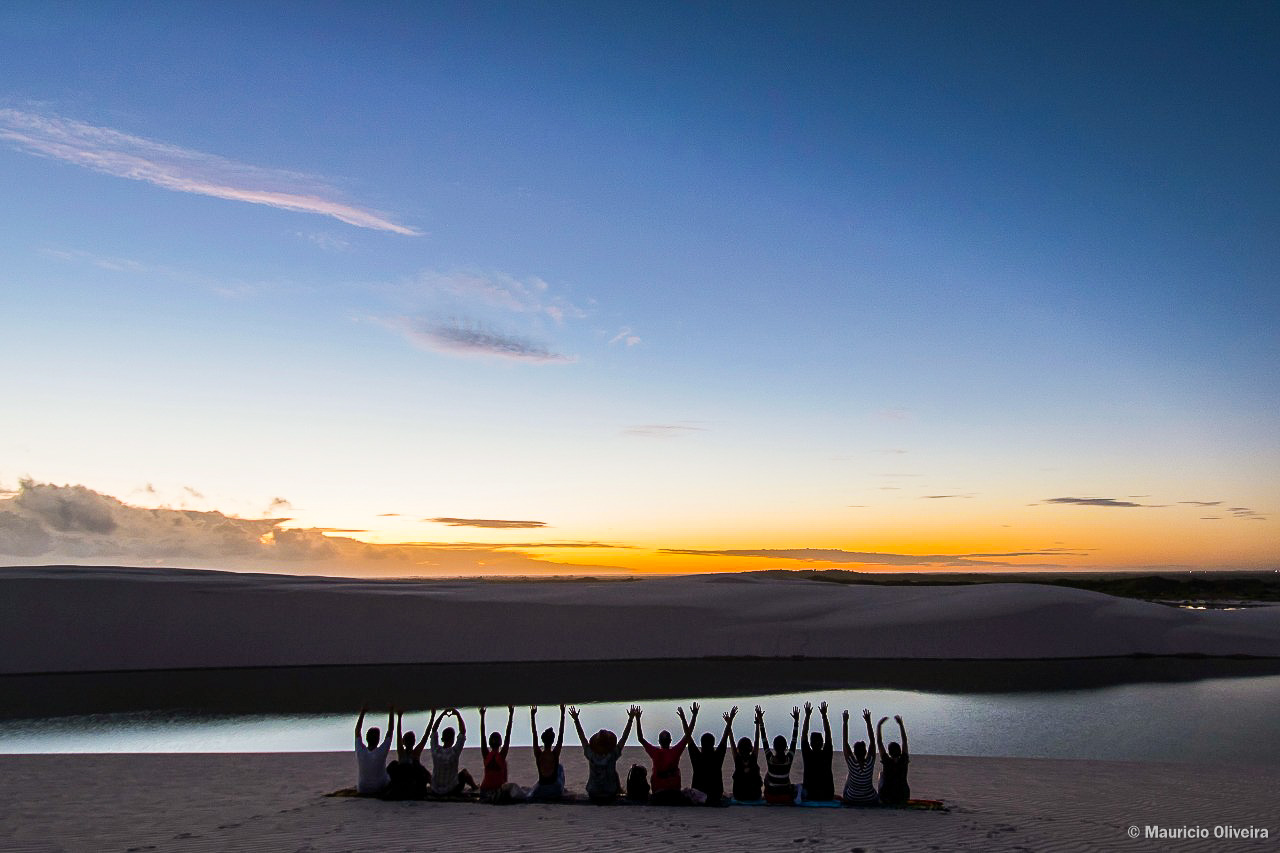 Amanhecer nos Lençóis Maranhenses - Foto: Fábio Oliveira