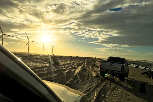 Parque Eólico no Piauí onde apenas carros 4x4 de agências podem entrar