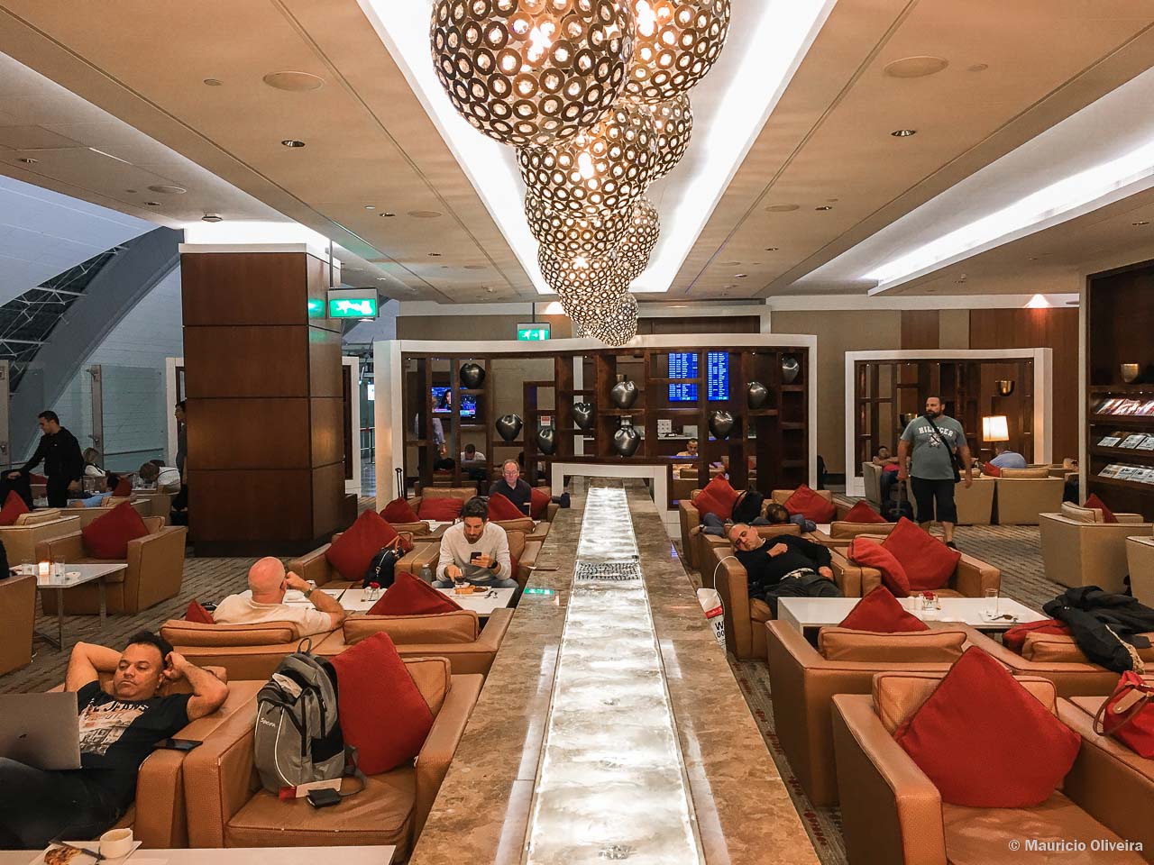 VIP Lounge Business Class Emirates Dubai 28 Viagens Poss veis