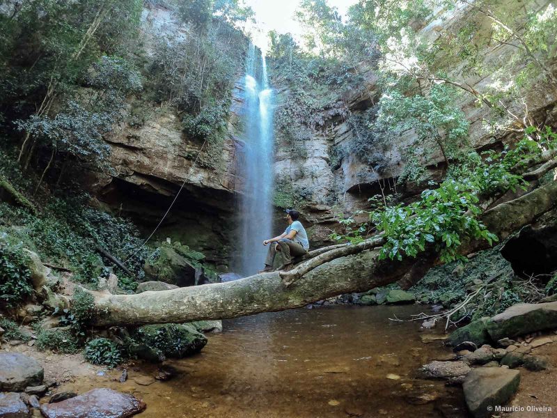 Cachoeira do Roncadeira em Taquaruçu