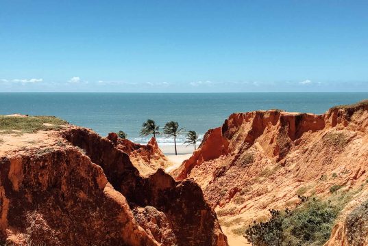 Falésias vermelhas de Morro Branco